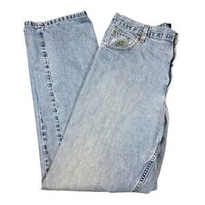 Vintage RedHead 36x34 Mens Light Wash Straight Leg Denim Jeans  Y2K Distressed